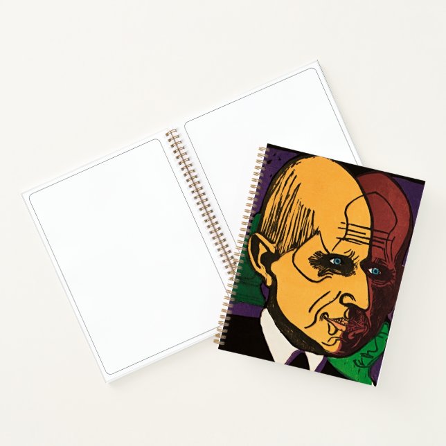 Kirchner Expressionist Portrait Notebook (Inside)