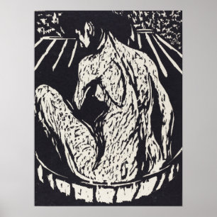 Kirchner - Female Figure 1908 Poster