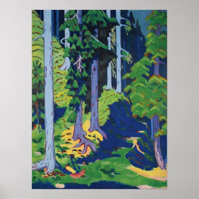 Kirchner - Forest Interior Poster (Front)