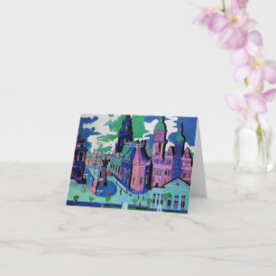 Kirchner - View of Dresden Card