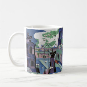 Kirchner View of Dresden Schlossplatz Fine Art Coffee Mug