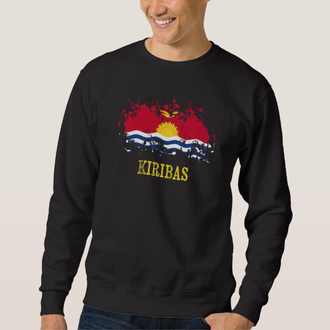 Kiribaian enthusiasts for Kiribati oder Kiribas an Sweatshirt (Front)