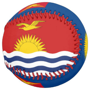 Kiribati Flag and Coat of Arms Patriotic Softball
