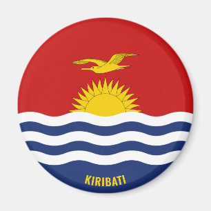 Kiribati Flag Charming Patriotic Magnet