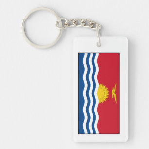 Kiribati Flag Key Ring