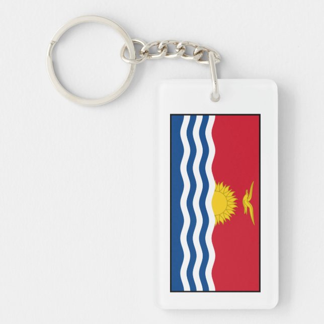 Kiribati Flag Key Ring (Front)