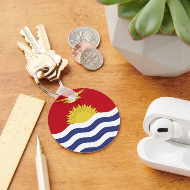 Kiribati flag key ring (Desk)