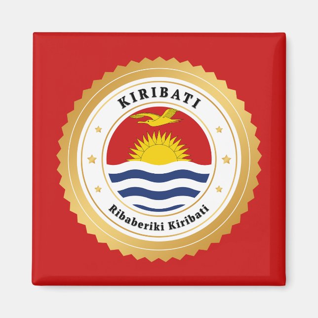 Kiribati Flag Magnet (Front)