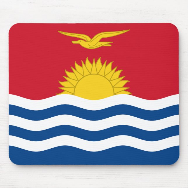 Kiribati Flag Mouse Mat (Front)