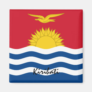 Kiribati flag & Oceania holiday/sports fans Magnet