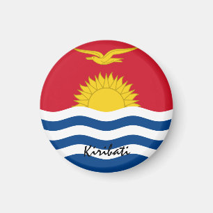 Kiribati flag & Oceania - travel/sports fans Magnet
