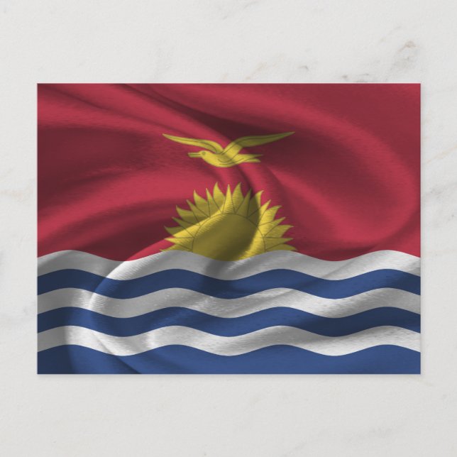 Kiribati Flag Postcard (Front)