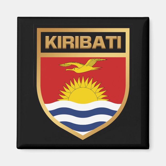 Kiribati Flag Shield Magnet (Front)