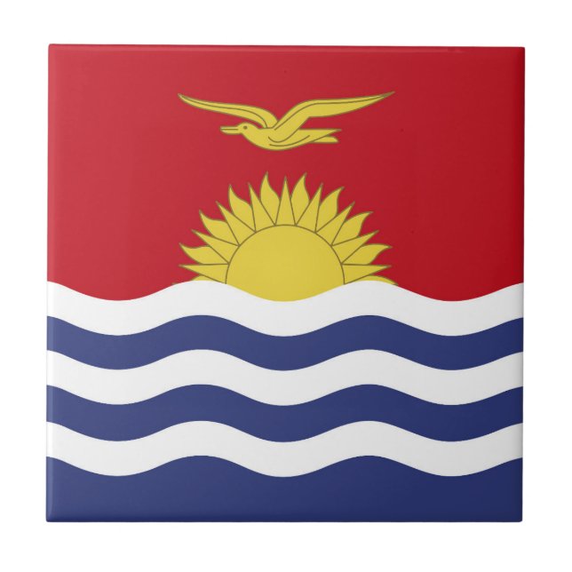 Kiribati flag tile (Front)