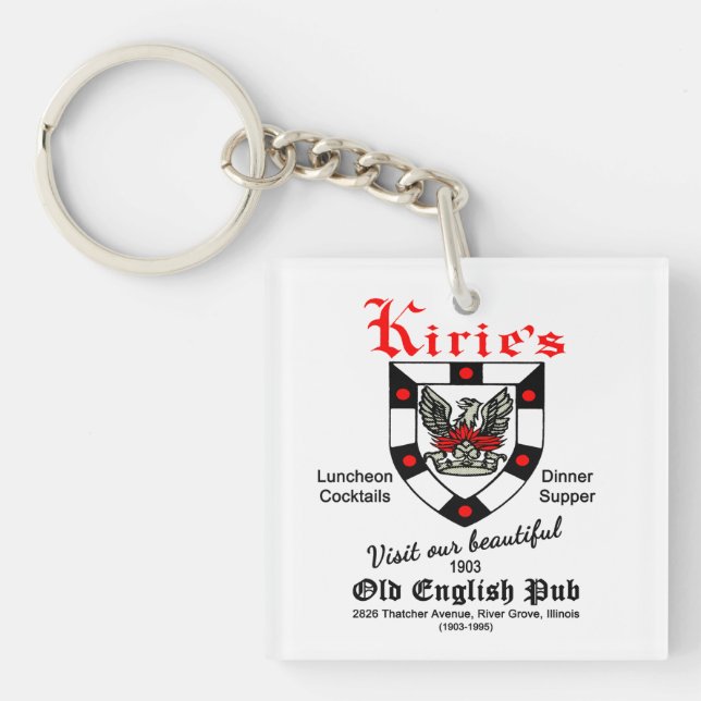 Kirie's Restaurant, River Grove, IL Key Ring (Front)