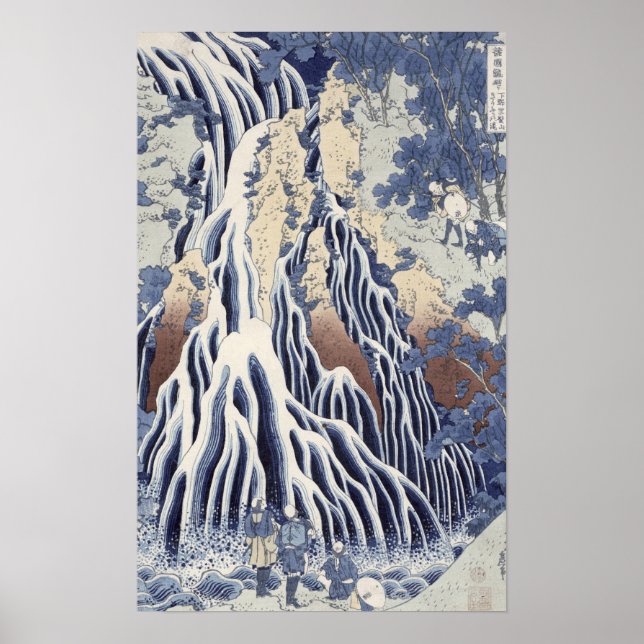 Kirifuri Fall on Kurokami Mount Poster (Front)