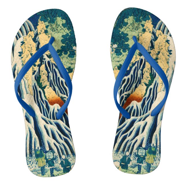 KIRIFURI WATER FALLS FLIP FLOPS (Footbed)