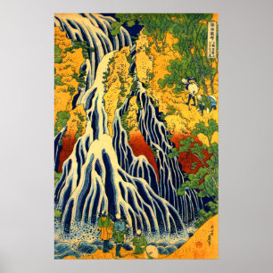 Kirifuri Waterfall at Mount Kurokami in Shimotsuke Poster