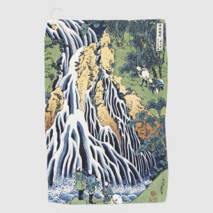Kirifuri waterfall near Kurokami mountain Housai   Golf Towel