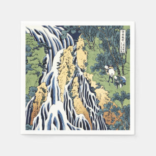 Kirifuri waterfall near Kurokami mountain Housai Napkin