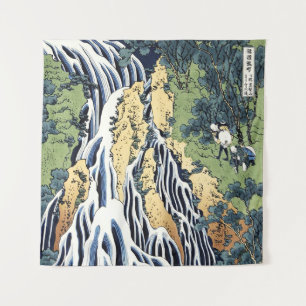 Kirifuri waterfall near Kurokami mountain Housai  Tapestry