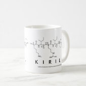 Kirill peptide name mug (Front Right)