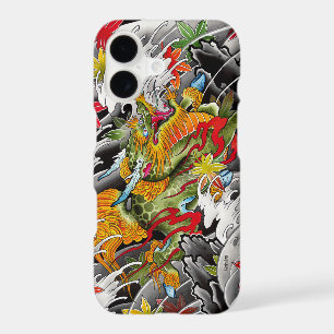 Kirin Japanese tattoo art watercolor painting