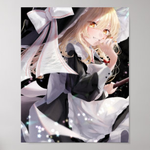 Kirisame Marisa in Black  Poster