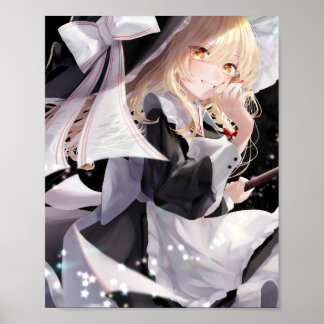 Kirisame Marisa in Black Poster