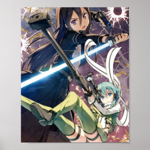 Kirito vs Sinon Poster