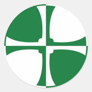 Kirkcudbrightshire flag Kirkcudbright shire scotla Classic Round Sticker