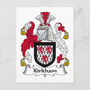 Kirkham Family Crest Postcard
