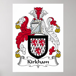 Kirkham Family Crest Poster