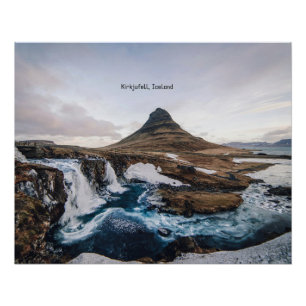 Kirkjufell, Church Mountain, Iceland Poster