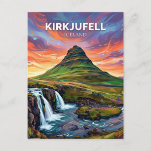 Kirkjufell Iceland Postcard