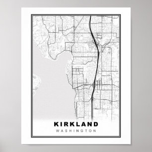 Kirkland Map Poster