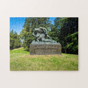 Kirkland Monument in the Fredericksburg Battlefiel Jigsaw Puzzle