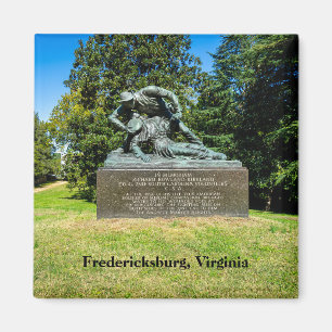 Kirkland Monument in the Fredericksburg Battlefiel Magnet