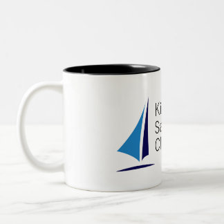 Kirkland Sailing Club Logo Two-Tone Coffee Mug
