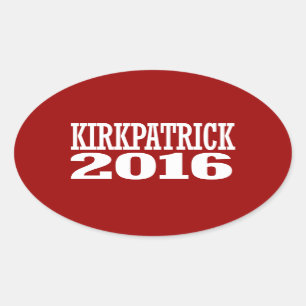 Kirkpatrick - Ann Kirkpatrick 2016 Oval Sticker