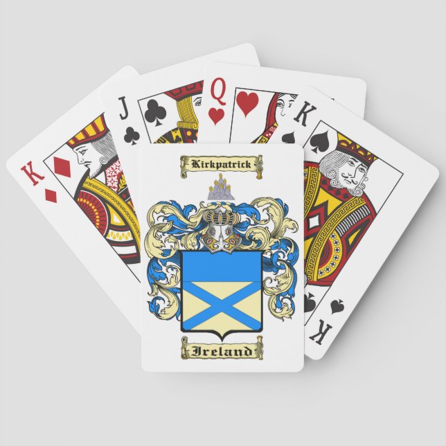 Kirkpatrick (ireland) playing cards (Back)