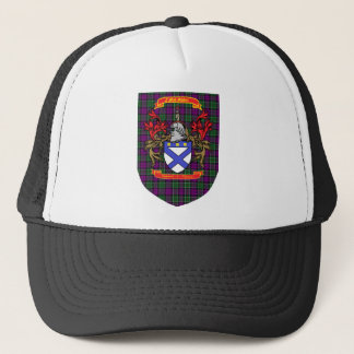 Kirkpatrick Kilpatrick Crest on Colquhoun Tartan Trucker Hat