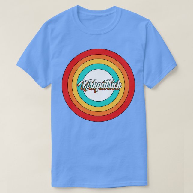 Kirkpatrick Name Shirt Vintage Kirkpatrick Circle (Design Front)