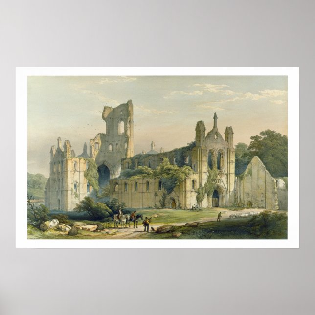 Kirkstall Abbey from the North West, from 'The Mon Poster (Front)