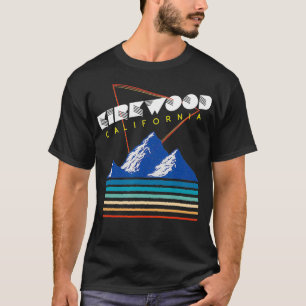 Kirkwood California USA Ski Resort 1980s Retro Col T-Shirt