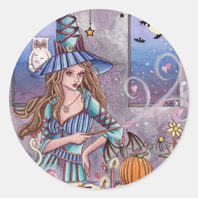 Kirra - Witch and Owl Sticker (Front)