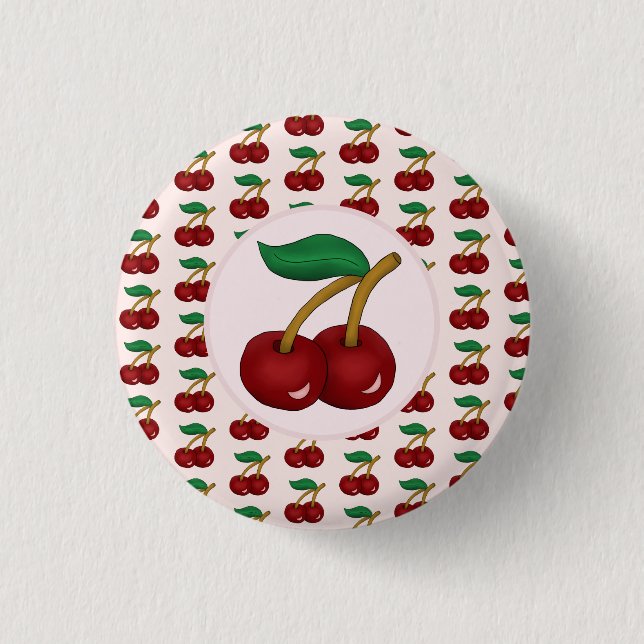 Kirschen 3 Cm Round Badge (Front)