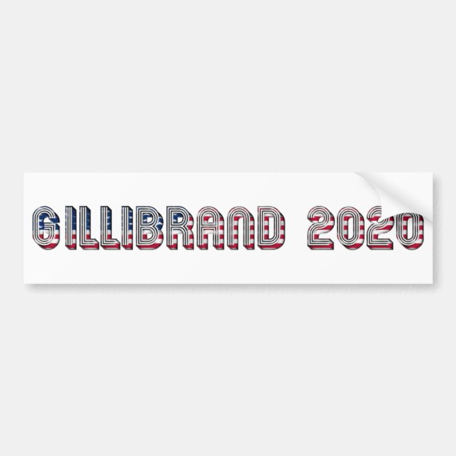 Kirsten Gillibrand Presidential Candidate 2020 Bumper Sticker (Front)
