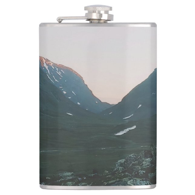 Kiruna Mountains  Hip Flask (Front)