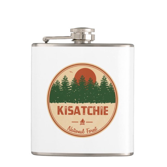 Kisatchie National Forest Hip Flask (Front)